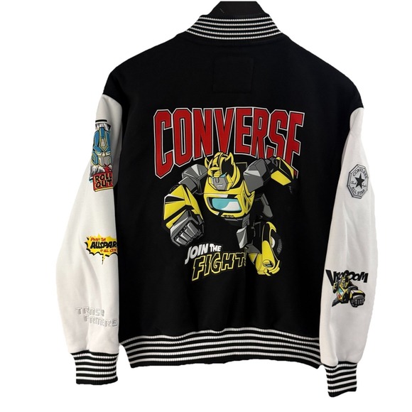Transformers x Converse Japan Exclusive Bumblebee Autobots Racing Jacket Size M - Picture 9 of 16